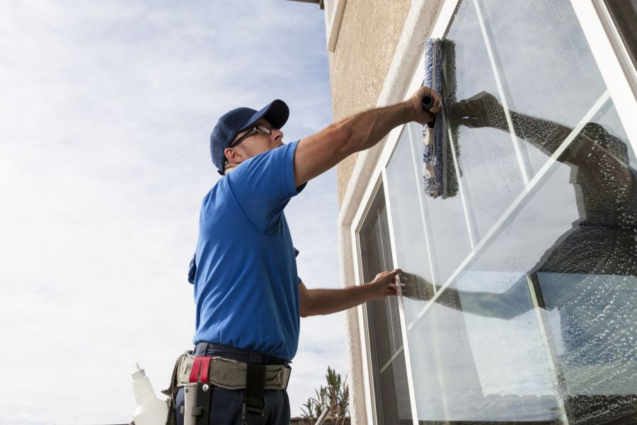 Commercial Window Cleaning by BlackHawk Janitorial Services LLC